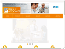 Tablet Screenshot of blackandassocs.com